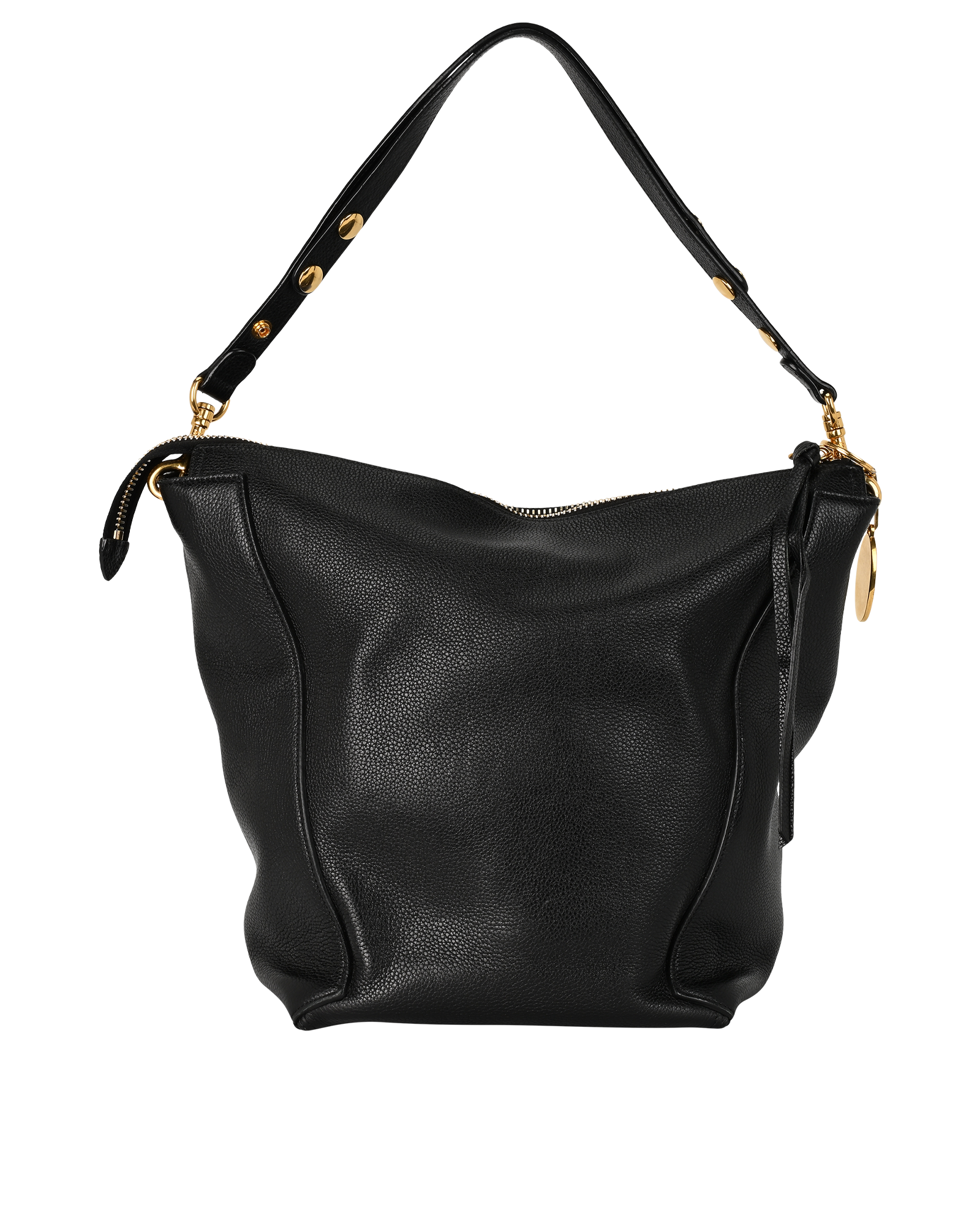 Camden Bag, &pound;275, Handbags, Black, Leather, Back view